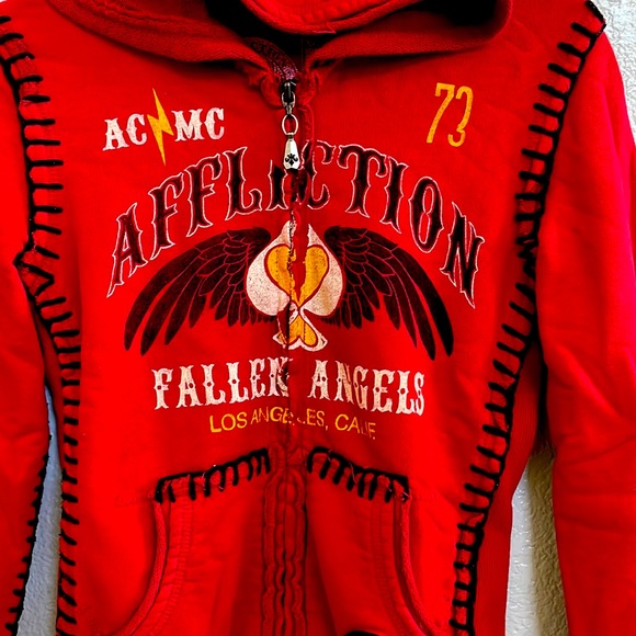 Affliction stitch work jacket (American customs) - Picture 2 of 3